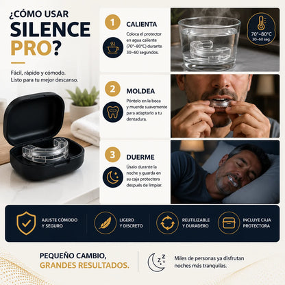 SilencePro™ | Antironquidos Protector Bucal 2x1