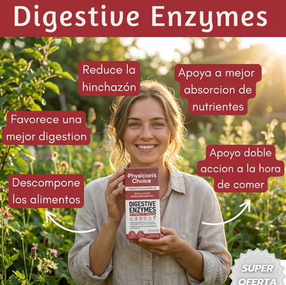 Enzimas Digestivas Physician's Choice - Equilibrio Digestivo Natural
