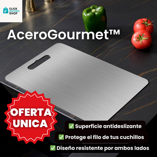 Mega Oferta: AceroGourmet™ Tabla para Picar en Acero Inoxidable