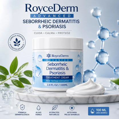 RoyceDerm Advanced™️ 100ml | Seborrheic Dermatitis & Psoriasis