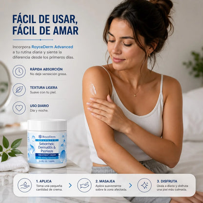 RoyceDerm Advanced™️ 100ml | Seborrheic Dermatitis & Psoriasis