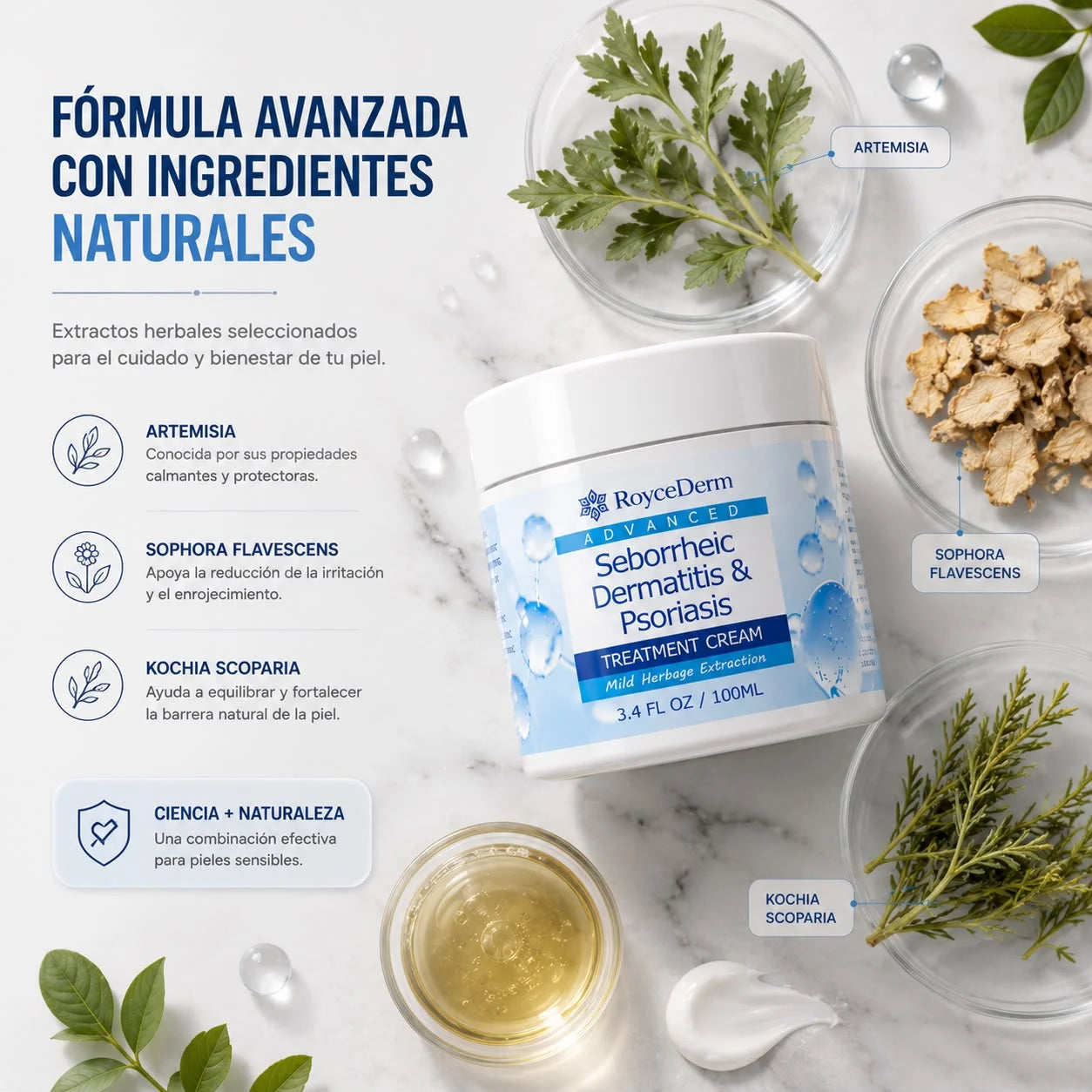 RoyceDerm Advanced™️ 100ml | Seborrheic Dermatitis & Psoriasis