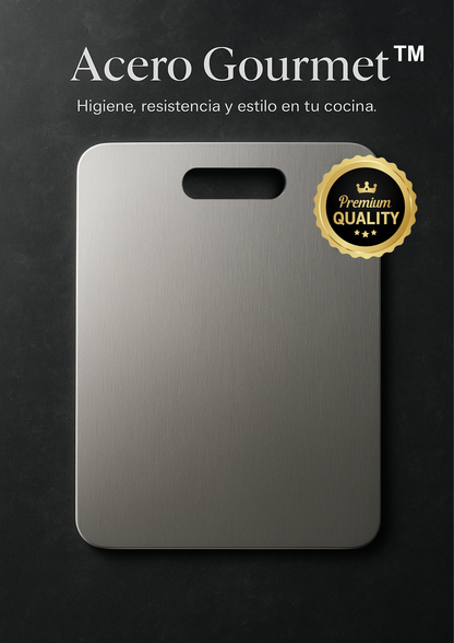 🔥Mega Oferta:🔥  AceroGourmet™ Tabla para Picar en Acero Inoxidable 🔪