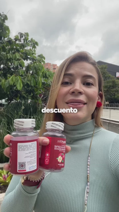 🔥 MEGA OFERTA: 🔥 Gomitas de Vinagre de Manzana 2x1 🍎